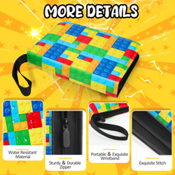 400 Pocket Trading Card Binder with 50 Removable Sleeves, Portable Zippered Card - Image 3