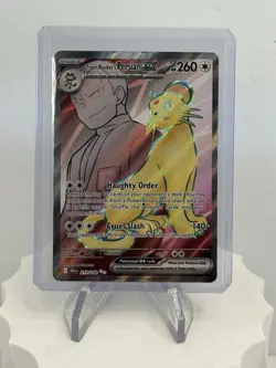 2025 Pokemon Destined Rivals Team Rocket’s Persian Ex Card 219/182 - Image 1