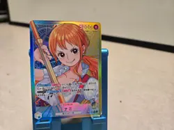 Nami OP11-041 Leader Parallel A Fist of Divine Speed ONE PIECE Card Japanese NM - Image 1