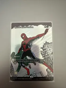 MTG Marvel's Spider-Man HEROIC INTERVENTION Foil Borderless Mythic #0034 - Image 1