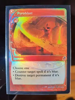MTG Pyroblast (Future Sight Frame) NM Foil Mystery Booster 2 - Image 1