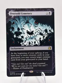 Oversold Cemetery 0033 Wilds of Eldraine: Enchanting Tales WOT MTG NM - Image 1