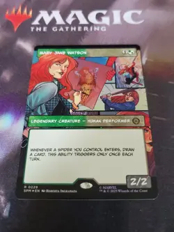 Mtg. Mary Jane Watson. Foil Borderless. Marvel's Spider-Man. Pack Fresh - Image 1