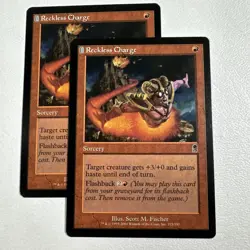 [X2] Reckless Charge - Regular #215 LP Odyssey MTG - Image 1