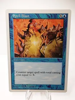 MTG - 5th Edition - Spell Blast - Common - Lightly Played - Image 1