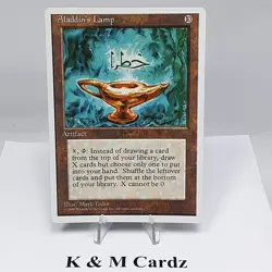 MTG - 4th Edition - Aladdin's Lamp - Rare - Near Mint - Image 1