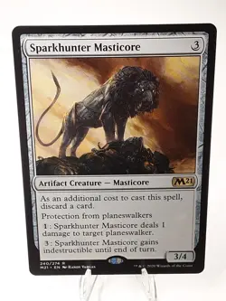 MTG - M21 - Sparkhunter Masticore (240/274) - Image 1