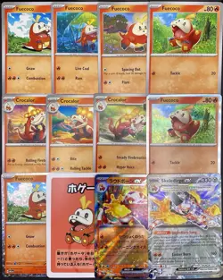12x Pokemon Cards Skeledirge Crocalor Fuecoco Lot - Holo Ultra Rare EX Promo TCG - Image 1