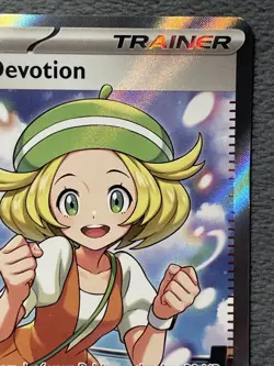 Bianca’s Devotion 197/162 Full Art Double Rare Textured Pokemon Card Temporal - Image 3