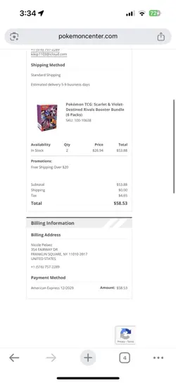 Pokemon TCG Destined Rivals Booster Bundle (Factory Sealed) (3 Available) - Image 1