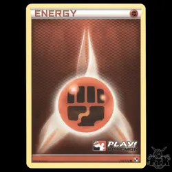 Fighting Energy PLAY! Holo #110/114 Promo NM/Near Mint Pokemon 2011 - Image 1