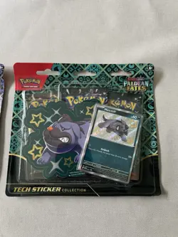 Pokemon Paldean Fates Tech Sticker Collection COMPLETE SET OF 3 - SEALED NEW - Image 2
