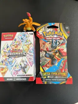 Pokemon Prismatic Evolutions & Mega Evolution Booster Bundle Set - Image 1