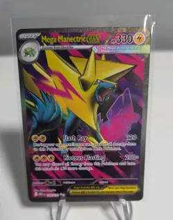 Mega Manectric EX 158/132 ⭐Full Art⭐ Pokemon TCG Mega Evolutions - check photos - Image 1
