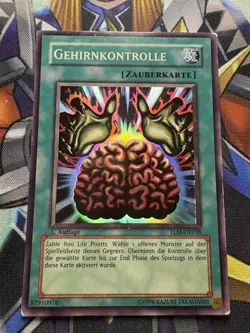 Yugioh! Gehirnkontrolle Super Rare - TLM-DE038 1. Auflage - Deutsch - Image 1