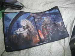 YUGIOH KONAMI OFFICIAL ALBAZ - ECCLESIA - TRI-BRIGADE GAME MAT PLAYMAT (NEW) 24" - Image 1
