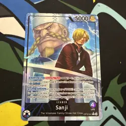 OP12-041 Sanji : Leader Alternative Art English One Piece TCG Card : OP12 - Image 1