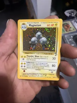 Magneton Base Set 2 9/130 Holo Unlimited Pokemon TCG Card NM - Image 1