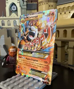Mega Camerupt EX XY198 Promo Card Near Mint Condition - Image 2