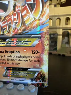 Mega Camerupt EX XY198 Promo Card Near Mint Condition - Image 3