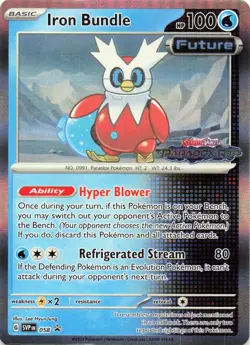 Iron Bundle - (Prerelease) 058 - REVERSE HOLO - SV: Scarlet & Violet Promo Card - Image 1
