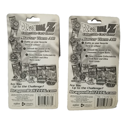 READ - 2 SEALED Blister Packs DBZ Dragon Ball Z FUSION SAGA Card Game CCG - Image 2