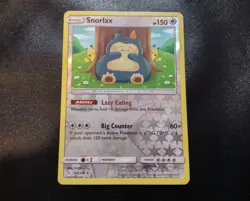 Snorlax 158/214 Unbroken Bonds Reverse Holo Rare Pokemon Card LP - Image 1
