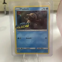 Psyduck - (Detective Pikachu Stamped) SM199 Pokemon 2019 Black Star Holo Card - Image 2