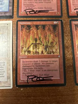 MTG Signed 8 Card Lot Magic the Gathering Autograph Mark Poole Beta Island - Image 5