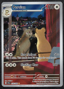 Pokemon Card Persian 078/064 Shrouded Fable Illustration Rare Near Mint - Image 1