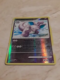 Pokemon TCG Nidoking Lv.55 34/132 Diamond & Pearl Pokemon Reverse Holo Card - Image 3