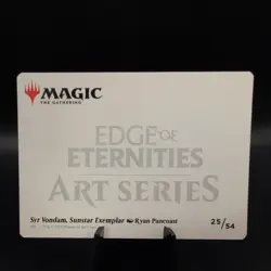 Syr Vondam, Sunstar Exemplar Art Card (Gold-Stamped Signature) Art Series: Edge - Image 2