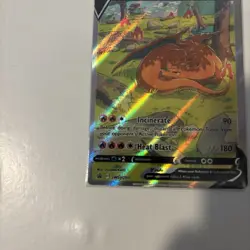 Pokemon Charizard v SWSH260 Full Art Black Star Promo Holo Card NM Condition - Image 5