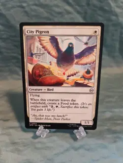 City Pigeon Marvel's Spider-Man Regular, MTG Magic The Gathering, NM - Image 1