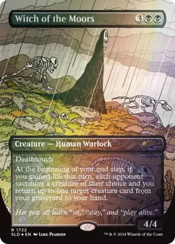 1 x FOIL Witch of the Moors RAINBOW Secret Lair Drop 1722 NM MTG - Image 1