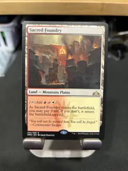 Sacred Foundry Guilds of Ravnica Magic mtg NM, English x1 Magic the Gathering - Image 1