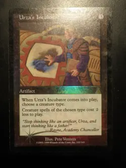 mtg magic urza's incubator destiny FOIL ENGLISH incubateur destinee d'urza - Image 1