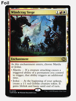 Windcrag Siege (FOIL) - [Tarkir: Dragonstorm] MTG Magic NM/M 🔥⚪ - Image 1