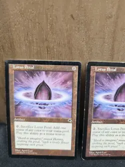 Magic the Gathering - MTG - Tempest - #294 Lotus Petal x 2 - Image 5
