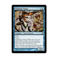 WOTC MtG Lorwyn Mistbind Clique (R) EX - Image 1