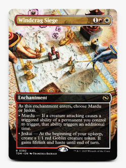 Windcrag Siege (Borderless) - [Tarkir: Dragonstorm] MTG Magic NM/M 🔥⚪ - Image 1