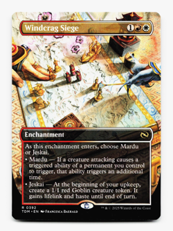 Windcrag Siege (Borderless) - [Tarkir: Dragonstorm] MTG Magic NM/M 🔥⚪ - Image 3