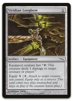 Viridian Longbow #270 (LP) Mirrodin MRD Magic MTG - Image 1