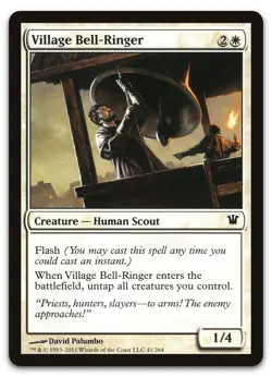 Village Bell-Ringer #41 (NM) Innistrad ISD Magic MTG - Image 1