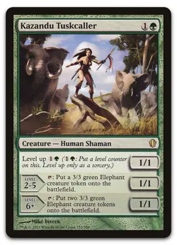 Kazandu Tuskcaller #152 (LP) Commander 2013 C13 Magic MTG - Image 1