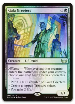 Gala Greeters #148 (Foil) (LP) Streets New Capenna SNC Magic MTG - Image 1