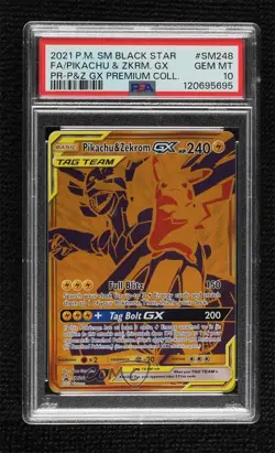 Pikachu & Zekrom GX (Premium Collection) Pokemon Sun Moon Black Star Promo - Image 1