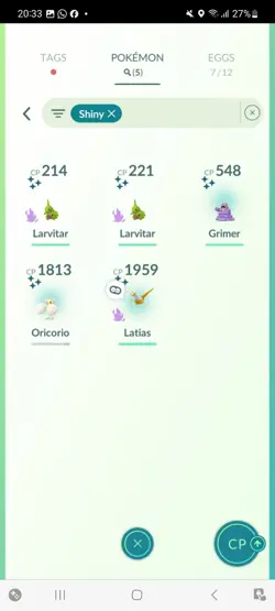 Pokemon Go (Stage 33) Shiny Legendary Shadow Latias ( 5 Shinys ) - Image 3
