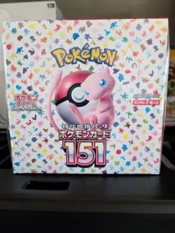 Pokemon 151 Japanese Booster Box Factory Sealed US seller With Shrink READ - Image 1