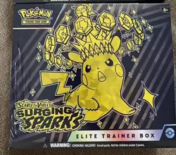 Pokemon TCG Surging Sparks Elite Trainer Box - SV08 Factory Sealed - Image 1